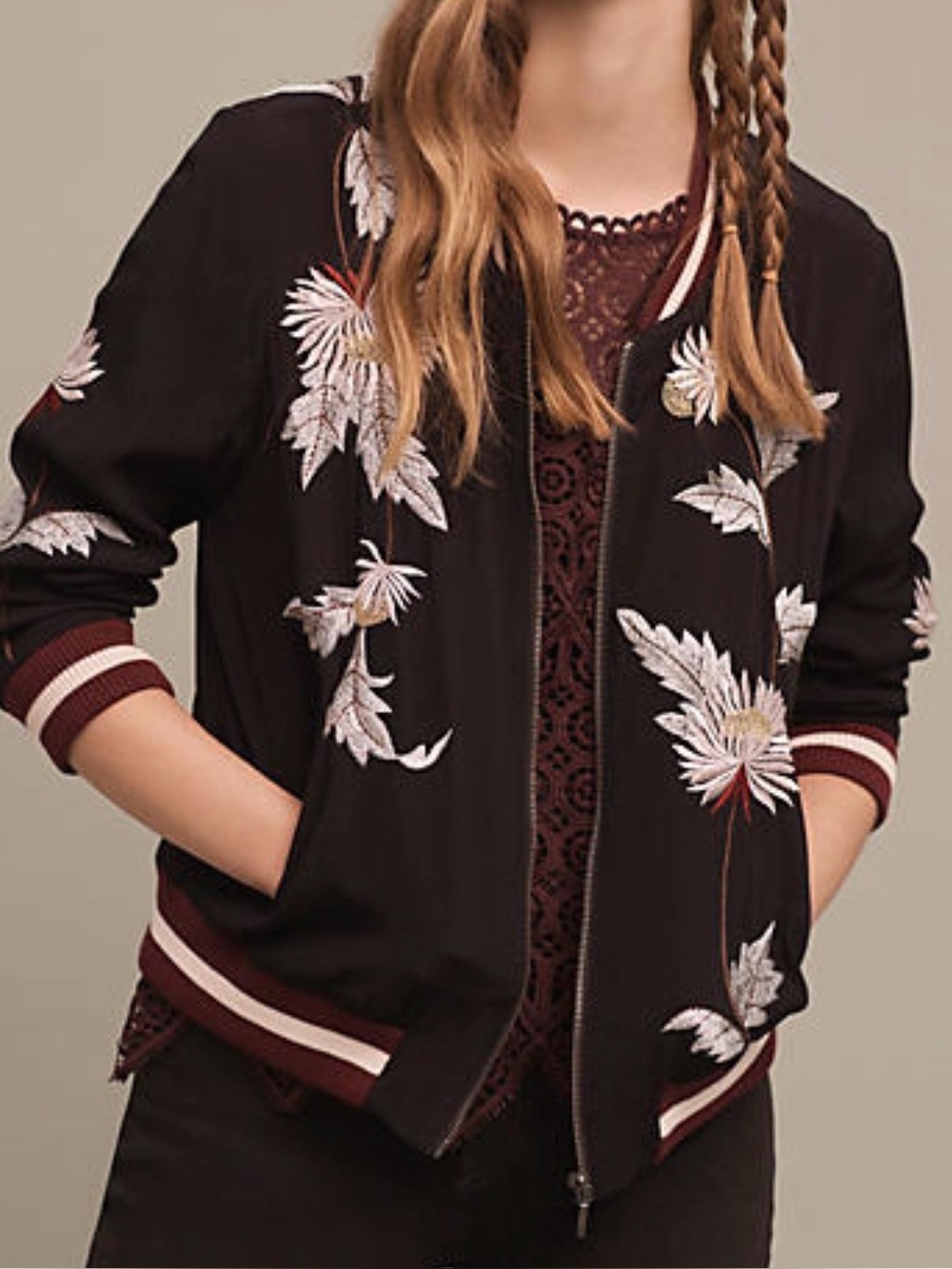 Chelsea and Theodore embroidered jacket